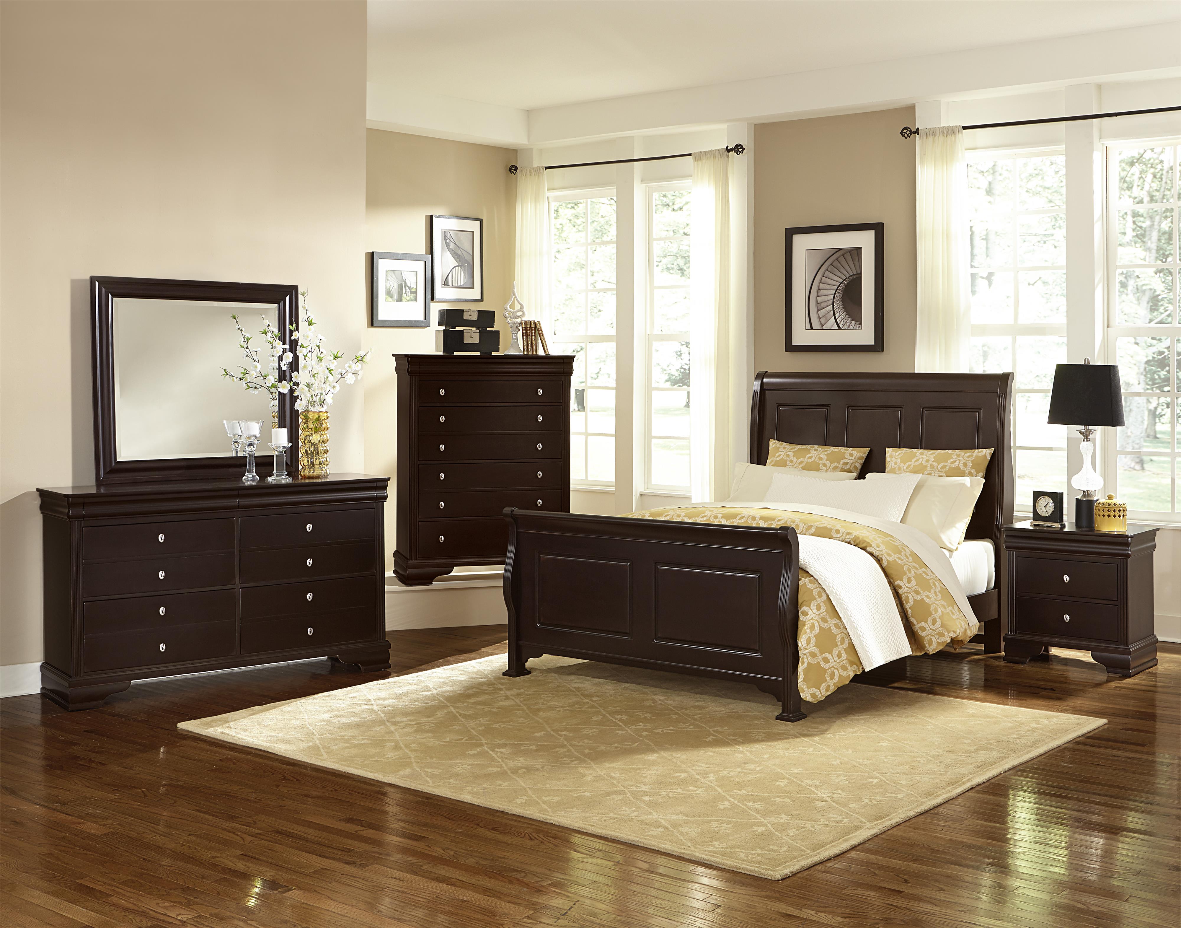 Vaughan Bassett French Market Full Bedroom Group Johnny Janosik